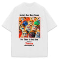 Xanax Graphic Tee Anxiety Has Many Faces T-Shirt Vintage AD Retro Custom Graphic T-Shirt