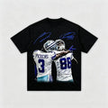 Unisex Adult & Youth Football‑Game‑Day Inspired Graphic T‑Shirt, Retro Sport Fan Casual Streetwear Top, Gift for Sports Enthusiasts