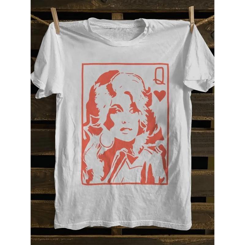 Women's Short-Sleeve Round Neck Graphic T-Shirt - Vintage School Punk Rock Band Print, Fun Thriller Horror Design, Abstract TV Poster Animated Portrait Elements, Soft 100% Cotton Casual Top, Printed & Shipped in the US, Shortsleeve, Tshirt
