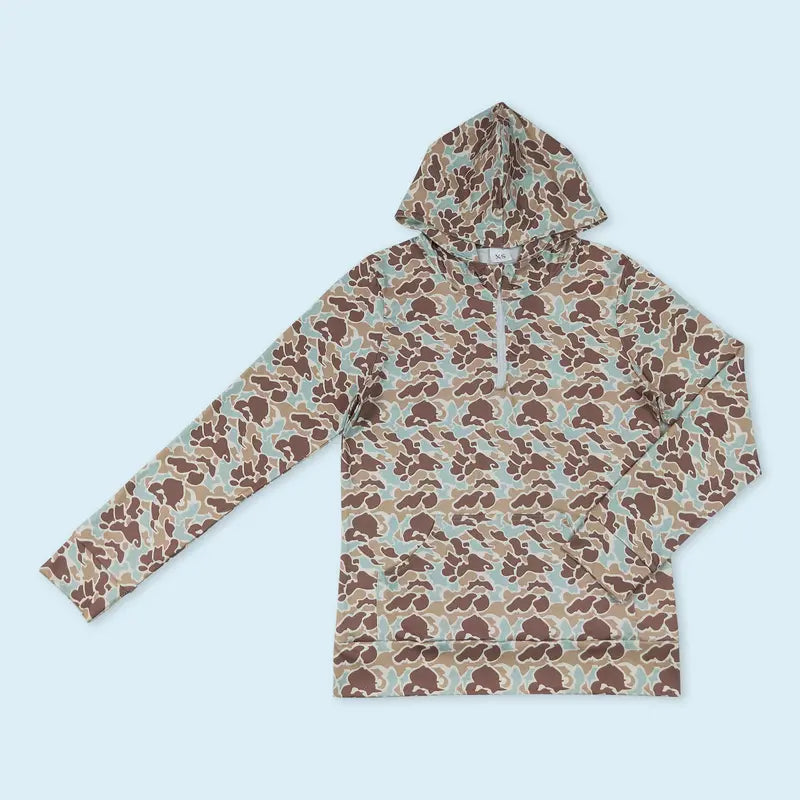 Women's Soft Spandex Print Fabric Fashion Camouflage Hunting Pullover Top, Tops for Women