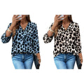WIHOLL Women's Chic 3/4 Sleeve V-Neck Blouse - Soft, Breathable, Quick Dry Business Casual Top, Women's Tops and Blouses, Corporate Office Wear, Summer to Fall Essential, Going Out Option