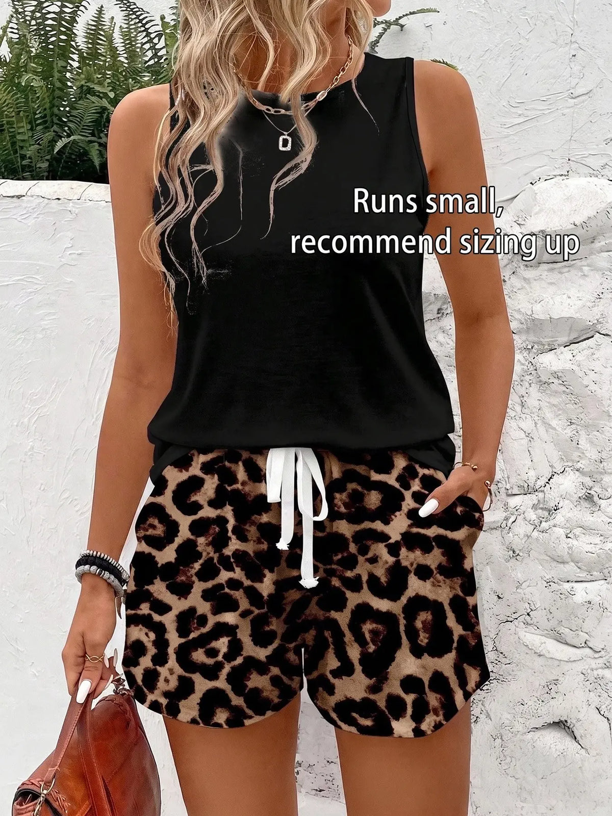 Two-piece Set Women's Striped Print Tank Top & Shorts, Striped Knit Sets, Casual Sleeveless Lightweight Top & Shorts for Summer, Ladies Clothes Outfit for Daily Wear, Casual Everyday Set, Womenswear