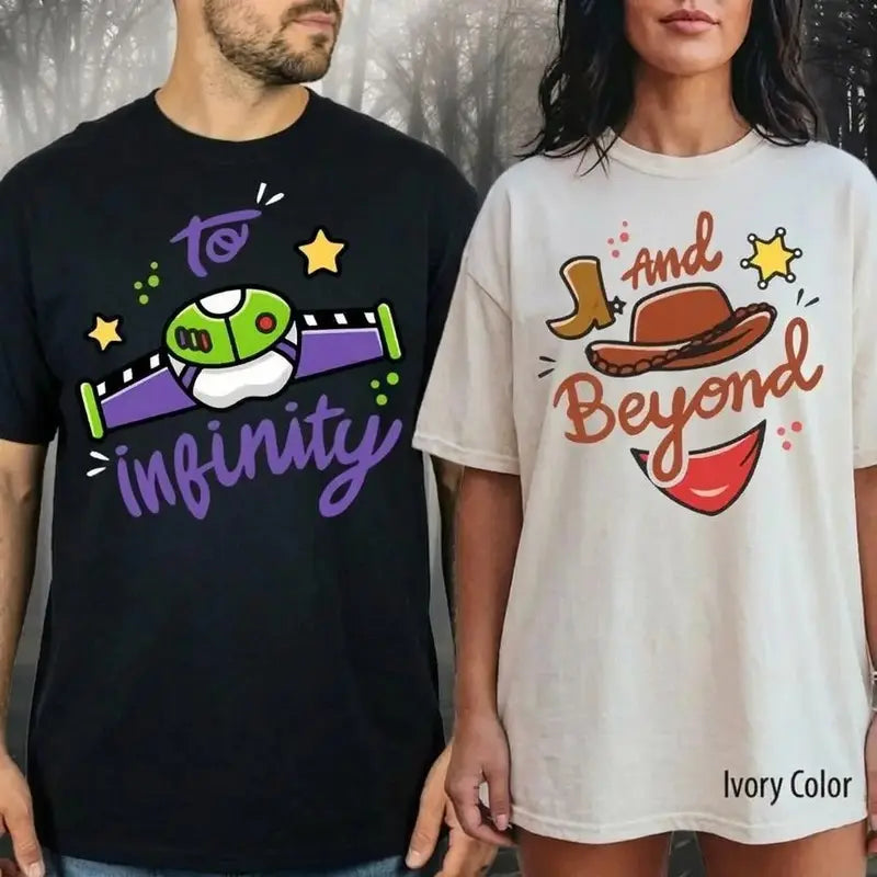 Cosmic‑Adventure Couple‑Matching Tee
