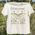 Men Retro Vintage Music Graphic Tee, Boho Gypsy Floral Print Casual T‑Shirt, Textured Knit Regular Fit Top, Thoughtful Gift For Music Enthusiasts