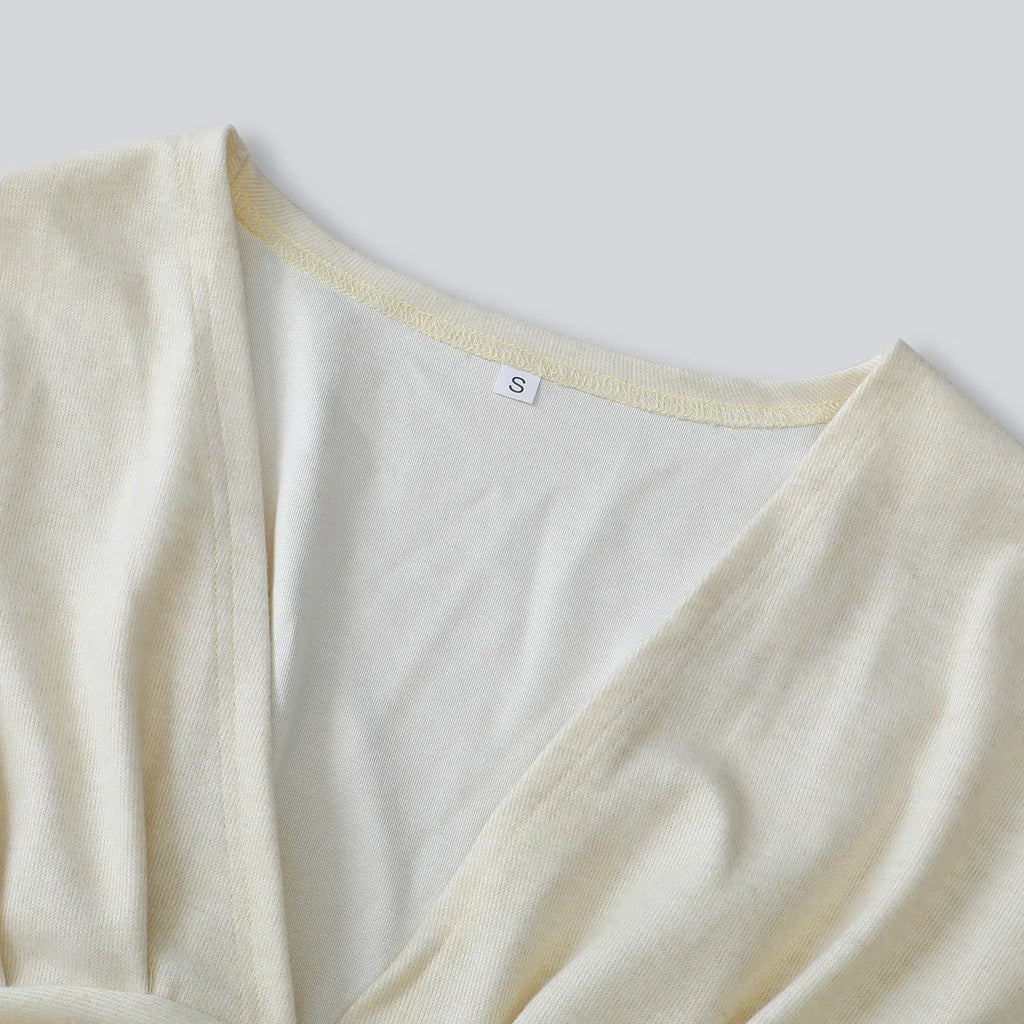 Women's Plain Fitted Top, Minimalist Chic Short Sleeve Casual Basic Top, Soft Drape Fabric, Fresh Campus Style, Daily Commute Wear, All Season Top