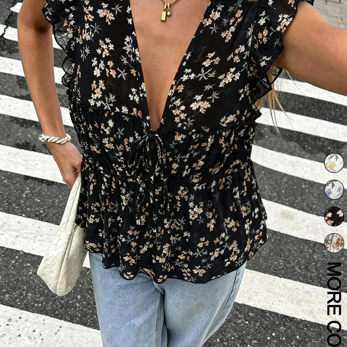 Women's Sleeveless Fitted Shirt Blouse Top Print, Fashionable Breathable For Summer Blouses Shirts Tops