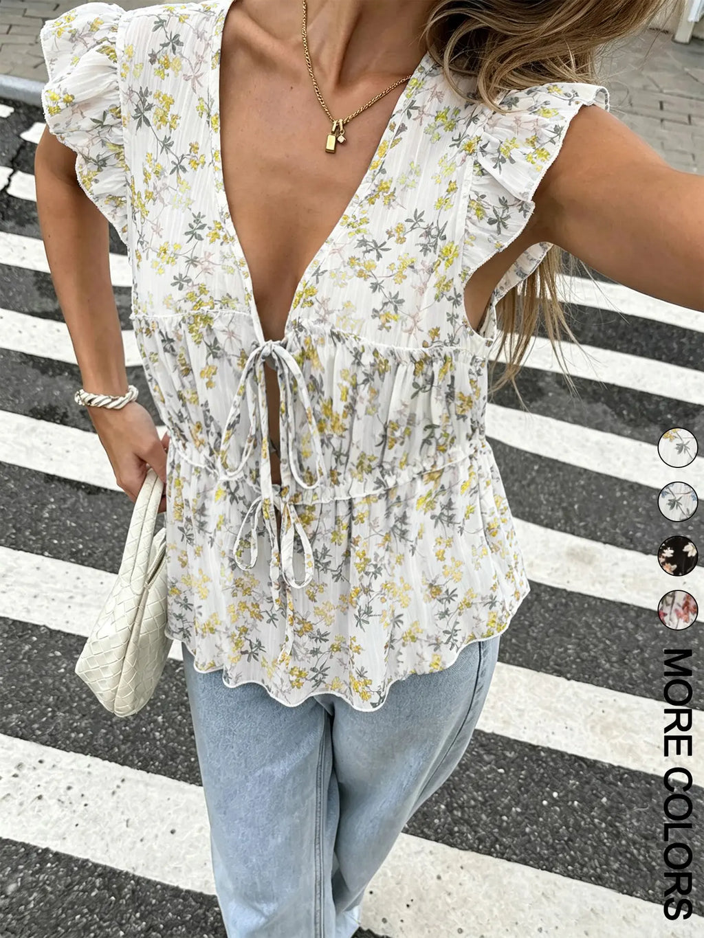 Women's Sleeveless Fitted Shirt Blouse Top Print, Fashionable Breathable For Summer Blouses Shirts Tops
